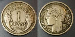 Monnaie France - 1932  - 1 Franc Morlon Cupro-aluminium - 1 Franc