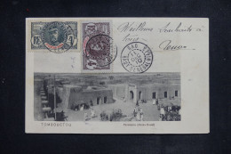 HAUT SÉNÉGAL & NIGER  - Carte Postale ( Tambouctou ) , De Gao Pour Daon En 1910  - L 150934 - Storia Postale