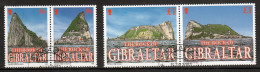 Gibraltar Mi 1014,1017 Rock Of Gibraltar 2002 Gestempeld - Gibraltar