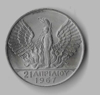 50 Drachmai 1967 (Ag)  UNC / FDC - Grecia