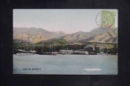 OCÉANIE  - Affranchissement Type Groupe Sur Carte Postale De Papeete En 1912  - L 150936 - Brieven En Documenten