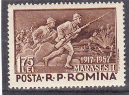 THE BATTLE OF MARASESTI, 1957 MI.Nr.1664 ,MNH ROMANIA - Ungebraucht