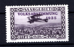 Saar 197VIII ABART * MH 45EUR (L6796 - Ungebraucht