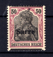 Saar 13III AUFDRUCK Verschoben * MH (T1086 - Ungebraucht