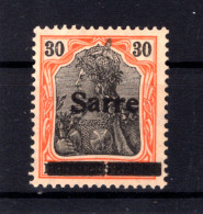 Saar 10I PFA ABART * MH (T1088 - Ungebraucht