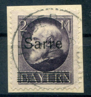 Saar 28b Herrlich Auf Gest. Luxusbriefstück BPP 170EUR (K3524 - Storia Postale