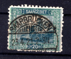 Saar 55B übl.unsauber Getrennt Gest. Luxusbriefstück BPP 280EUR (L5588 - Brieven En Documenten