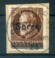 Saar 25 PFAI ABART Gest. Luxusbriefstück BPP (L4603 - Storia Postale