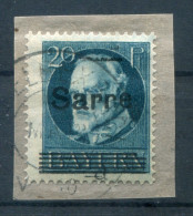 Saar 21 PFDI ABART Gest. Luxusbriefstück BPP (L4618 - Storia Postale