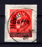 Saar 20cDI ABART Gest. Luxusbriefstück BPP (T1448 - Storia Postale