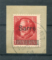 Saar 20a,b,c Alle Drei Farben Gest. Luxusbriefstück BPP 92EUR (78482 - Storia Postale