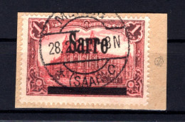 Saar 17AII Herrlich Auf Gest. Luxusbriefstück BPP 100EUR (L6939 - Storia Postale