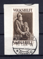 Saar 128 Herrlich Auf Gest. Luxusbriefstück BPP 90EUR (K3664 - Storia Postale