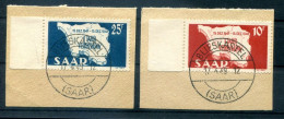 Saar 260/61 Herrlich Auf Gest. Luxusbriefstück (L0246 - Storia Postale