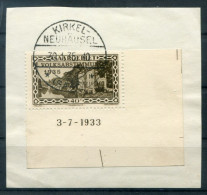 Saar 183 Bru Mit DRUCKDATUM Gest. Luxusbriefstück (L4663 - Storia Postale