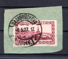 Saar 114II ABART Gest. Luxusbriefstück 18EUR (19214 - Briefe U. Dokumente