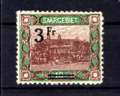 Saar 82I ABART * MH BPP 45EUR (L9649 - Ungebraucht