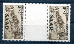 Saar 262ZS Als Zwischensteg ** MNH POSTFRISCH (L0252 - Ungebraucht