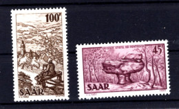 Saar 260 PFIII ABART ** MNH POSTFRISCH 26EUR (L5967 - Ungebraucht