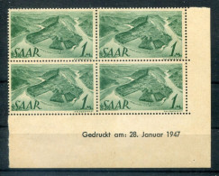 Saar 228 Bru Mit DRUCKDATUM ** MNH POSTFRISCH (79337 - Ungebraucht