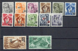 Saar 226/38 SATZ** MNH POSTFRISCH (70949 - Ungebraucht