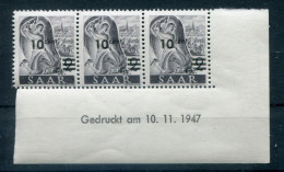 Saar 226 Bru Mit DRUCKDATUM ** MNH POSTFRISCH (79335 - Ungebraucht