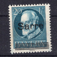 Saar 21AI ABART  ** MNH POSTFRISCH (K5032 - Ungebraucht