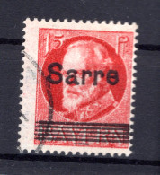 Saar 20c PFI+HI FARBE Und ABART Gest. BPP (K3374 - Oblitérés