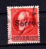 Saar 19AII ABART Gest. BPP 20EUR (T1460 - Oblitérés