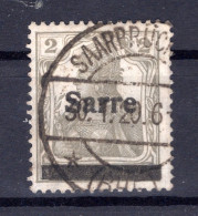 Saar 1I Tadellos Gest. BPP 6EUR (80173 - Oblitérés