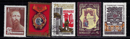 RUSSIA  1980  SCOTT 4813,4819,4826,4834,4844 USED - Gebraucht