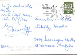 603978 | Postkarte Mit Unterschrift Anna Fürstin Zur Lippe, LETZTE FÜRSTIN VON LIPPE-DETMOLD  | Detmold (W - 4930), -, - - Altri & Non Classificati