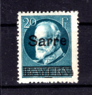 SAAR 21BII ABART ** MNH POSTFRISCH BPP (T1943 - Ungebraucht