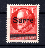 Saar 20cD ABART ** MNH POSTFRISCH BPP (T1441 - Ungebraucht