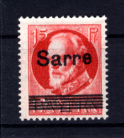 Saar 20cC ABART ** MNH POSTFRISCH BPP (T1450 - Neufs