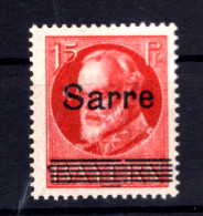 Saar 20cA ABART ** MNH POSTFRISCH BPP (T1445 - Ungebraucht