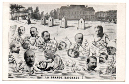 Rouvier, Jaurès... La Grande Baignade - Satirical