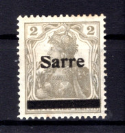 Saar 1I PFL ABART ** MNH POSTFRISCH BPP (T5815 - Ungebraucht