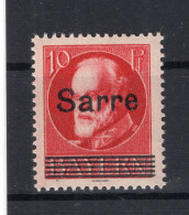 Saar 19 PFL ABART** MNH POSTFRISCH BPP (75910 - Unused Stamps