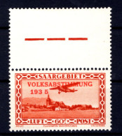 Saar 196I ABART ** MNH POSTFRISCH BPP 80EUR (L6808 - Unused Stamps