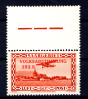 Saar 196I ABART ** MNH POSTFRISCH BPP 80EUR (L6808 - Ungebraucht