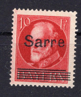 Saar 19 PFB ABART  ** MNH POSTFRISCH BPP (K5085 - Unused Stamps