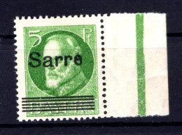 Saar 18PFH ABART ** MNH POSTFRISCH BPP (T1468 - Nuevos