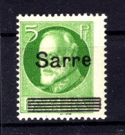 Saar 18DI ABART ** MNH POSTFRISCH BPP (T1478 - Ungebraucht