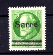 Saar 18J ABART ** MNH POSTFRISCH BPP (T1487 - Ungebraucht