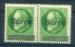 Saar 18 PFM ABART ** MNH POSTFRISCH BPP (L4635 - Ongebruikt