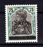 Saar 15IM ABART ** MNH POSTFRISCH BPP (T1434 - Ongebruikt