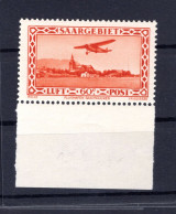 Saar 158 PFII ABART ** MNH POSTFRISCH BPP 140EUR (19203 - Unused Stamps