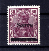 SAAR 14bIIIV ABART ** MNH POSTFRISCH BPP (T1945 - Unused Stamps