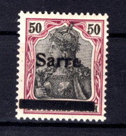 Saar 13yQI ABART ** MNH POSTFRISCH BPP (T1571 - Ungebraucht